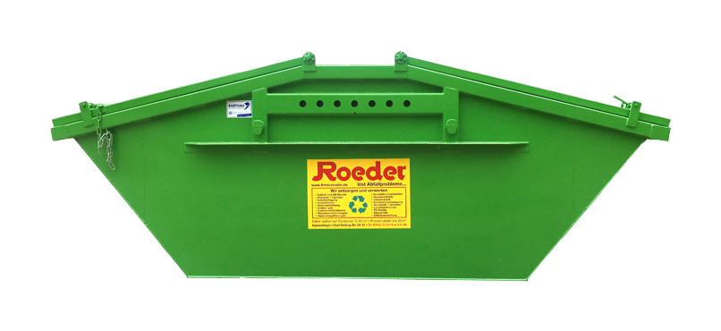 Absetzcontainer 7 m³ mit Deckel