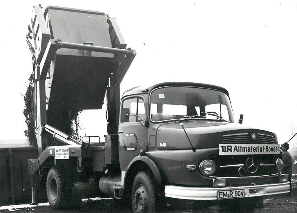 Inbetriebnahme des ersten Muldenfahrzeuges 1968