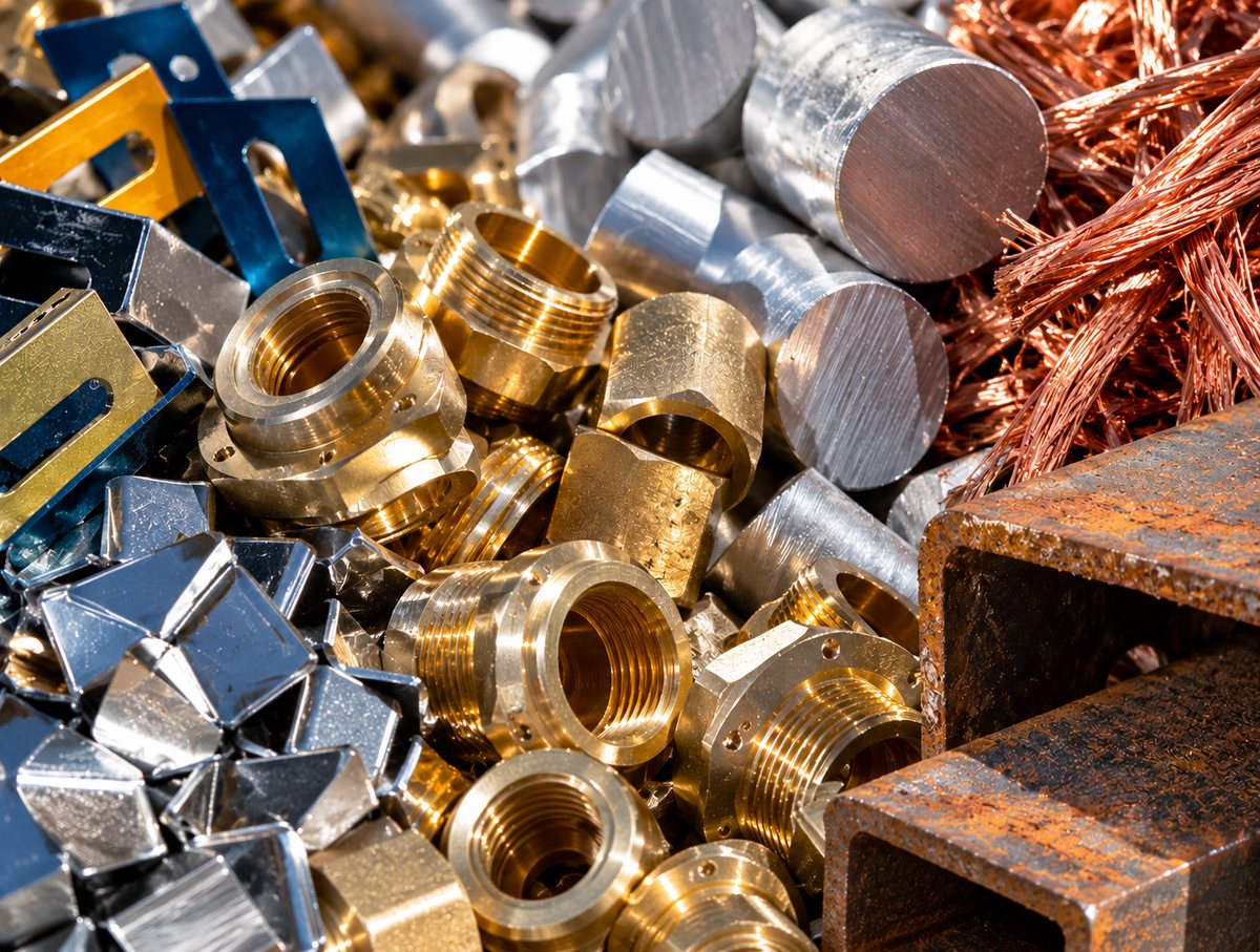 Metalle und Schrott beim Metall- und Schrottankauf der Walter Roeder GmbH